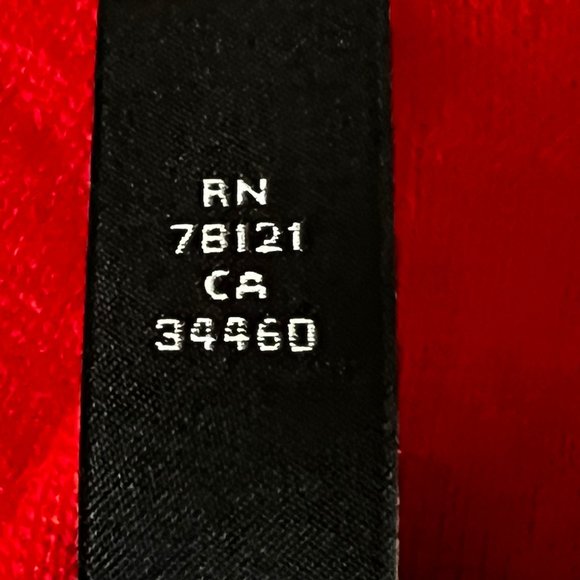 Like new EILEEN FISHER Lightweight Bright Red Merino Wool V-Neck Sweater… - Picture 10 of 12